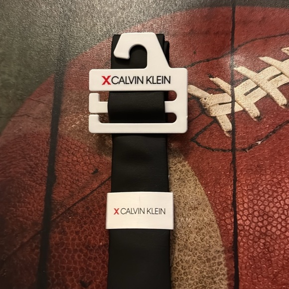 NEW CALVIN KLEIN MEN NECK TIE ALL BLACK PARTY X ULTRA SLIM SKINNY WEDDING SUIT M - Picture 4 of 7